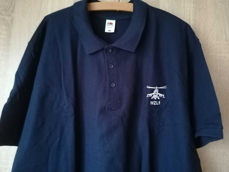 Koszula męska Polo granatowa WZL1.Rozmiar XXL