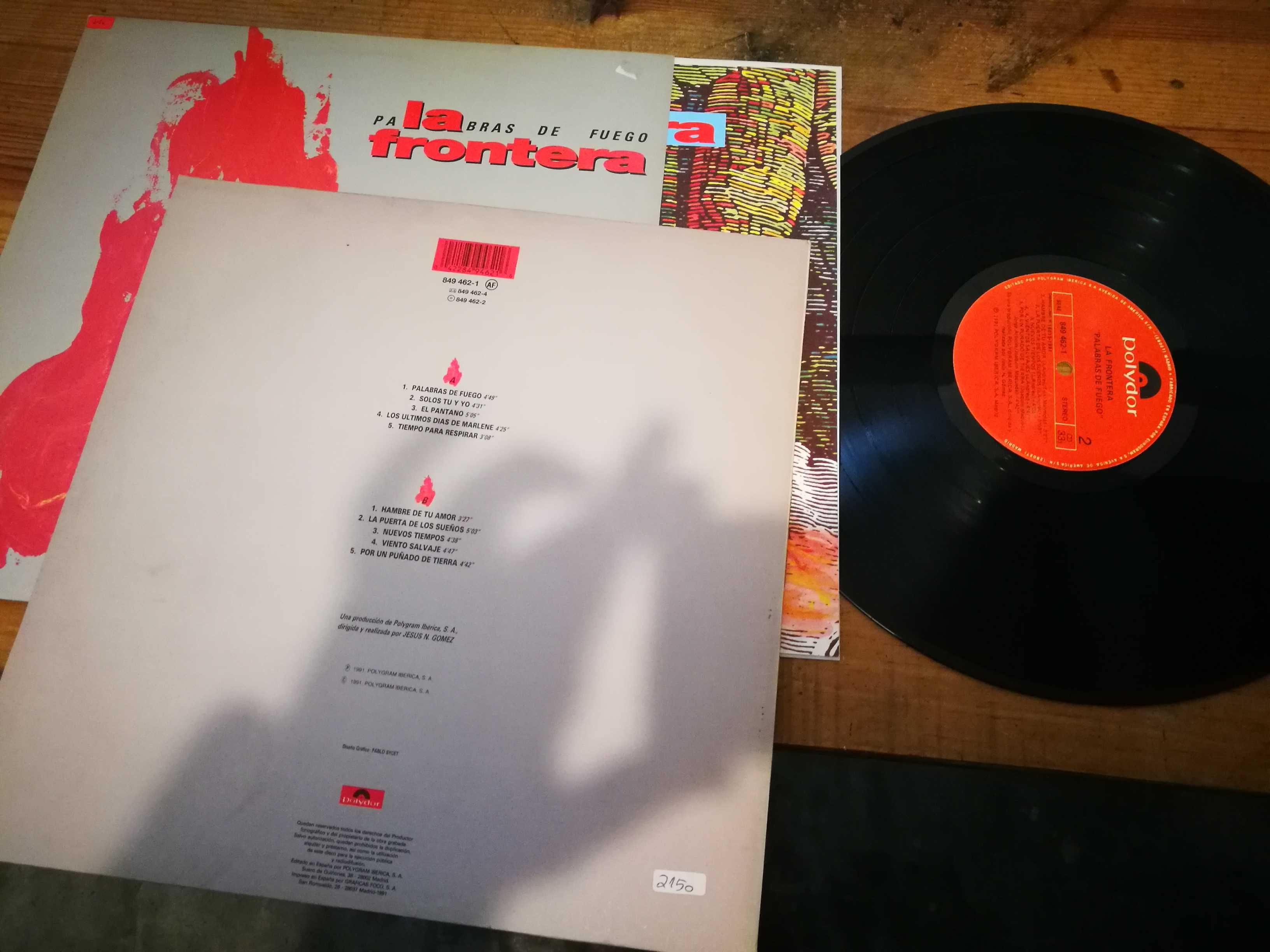 LA   FRONTERA  - Palabras de Fuego LP