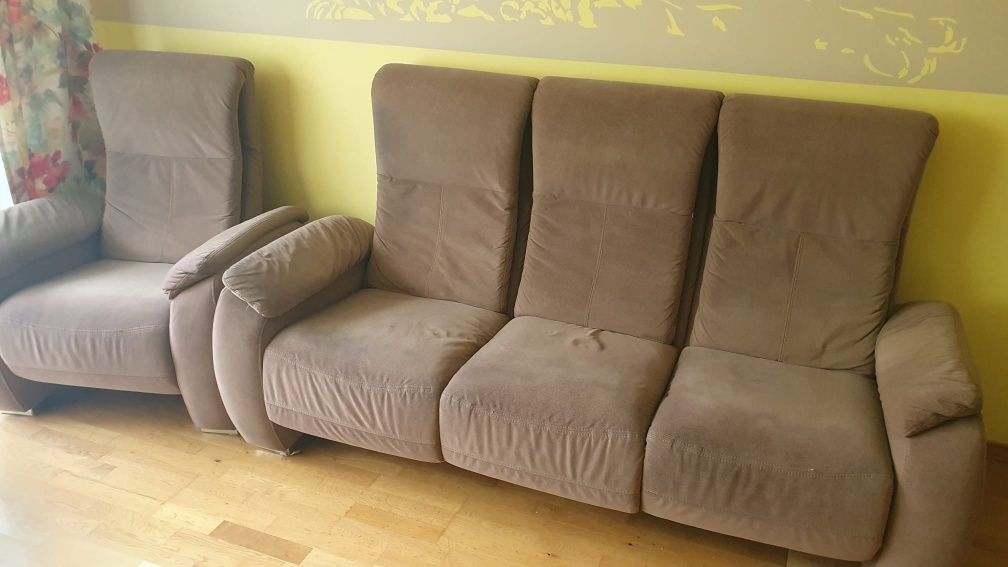 Sofa kanapa 3 osobową + fotel