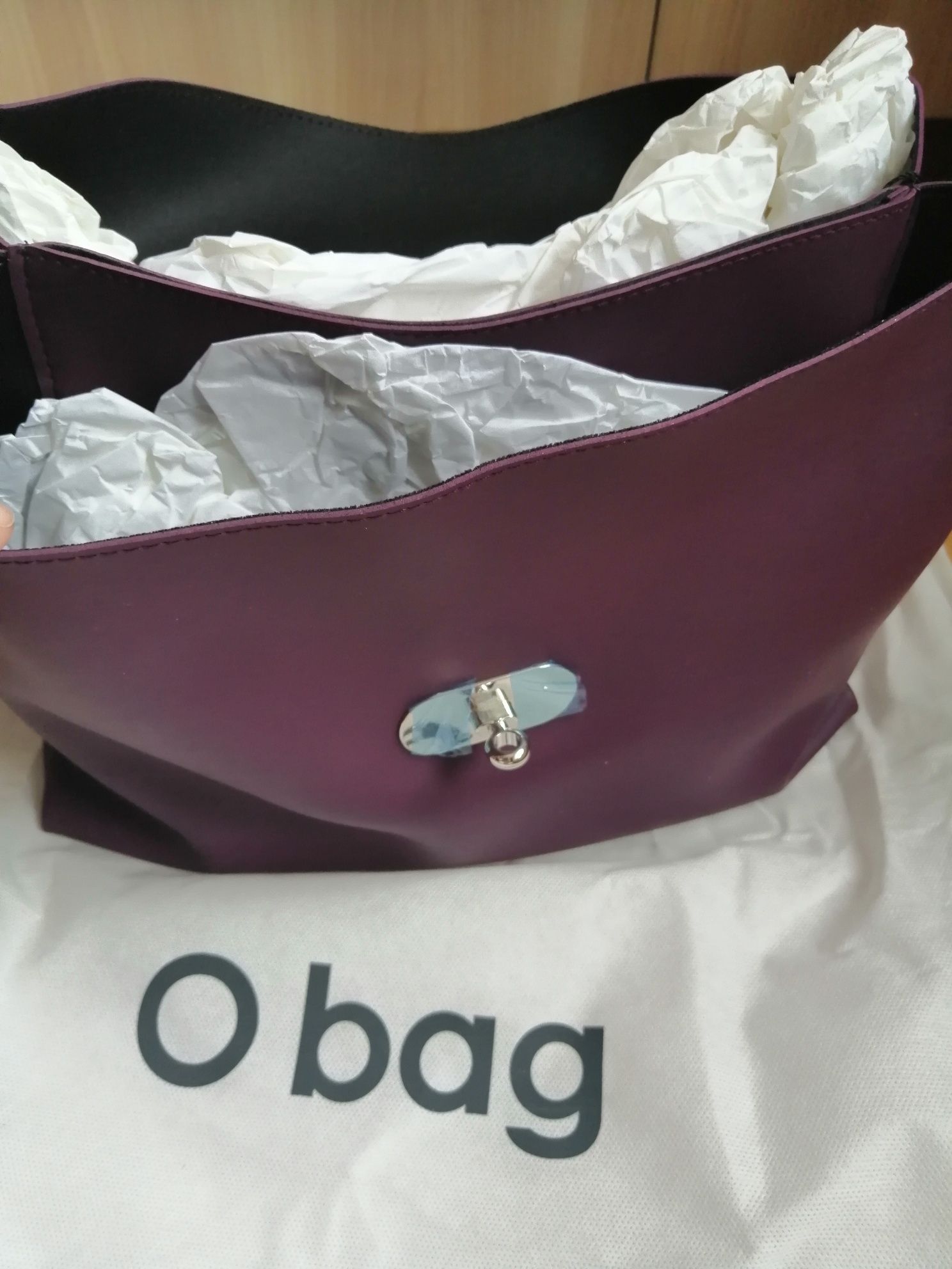 Obag soft smooth vino pasek o bag torebka torba