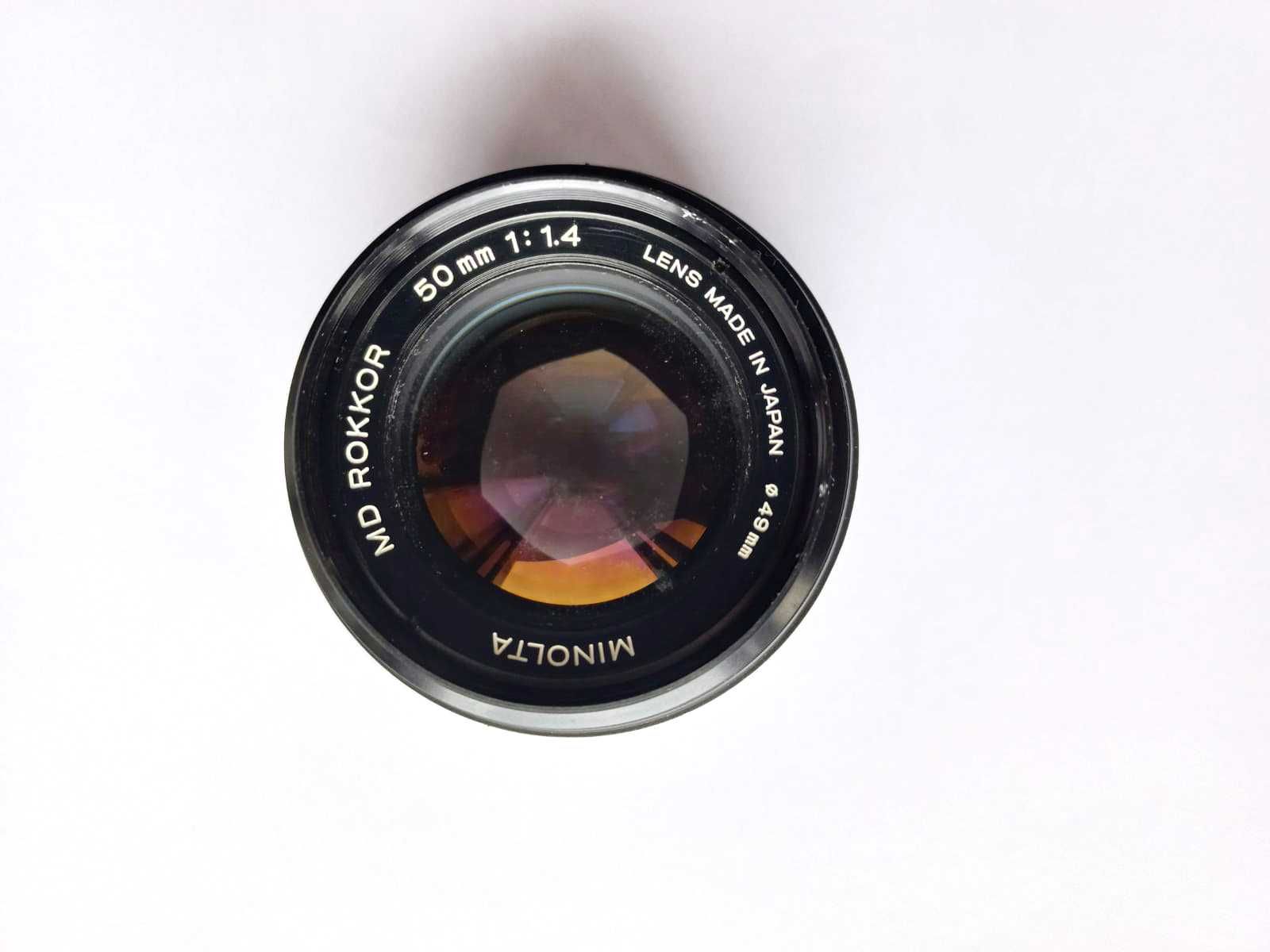 Minolta MD 50mm 1.4 com fungos