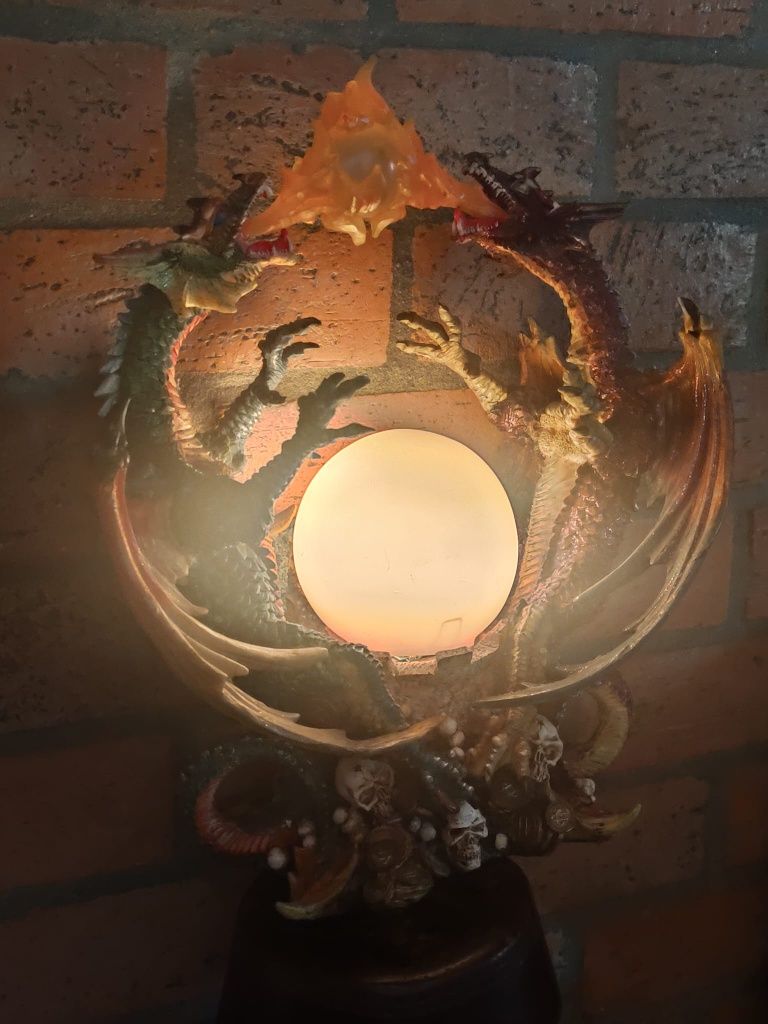 Candeeiro Dragões - Luminária