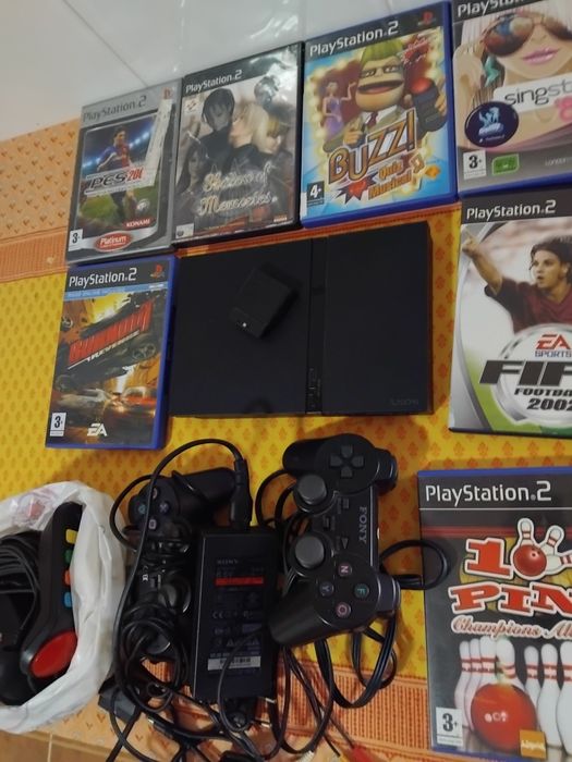 Playstation 2 com + jogos
