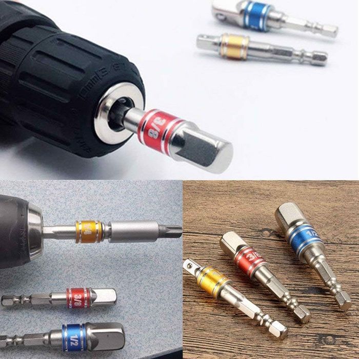 adapter do kluczy nasadowych guyiste 3szt