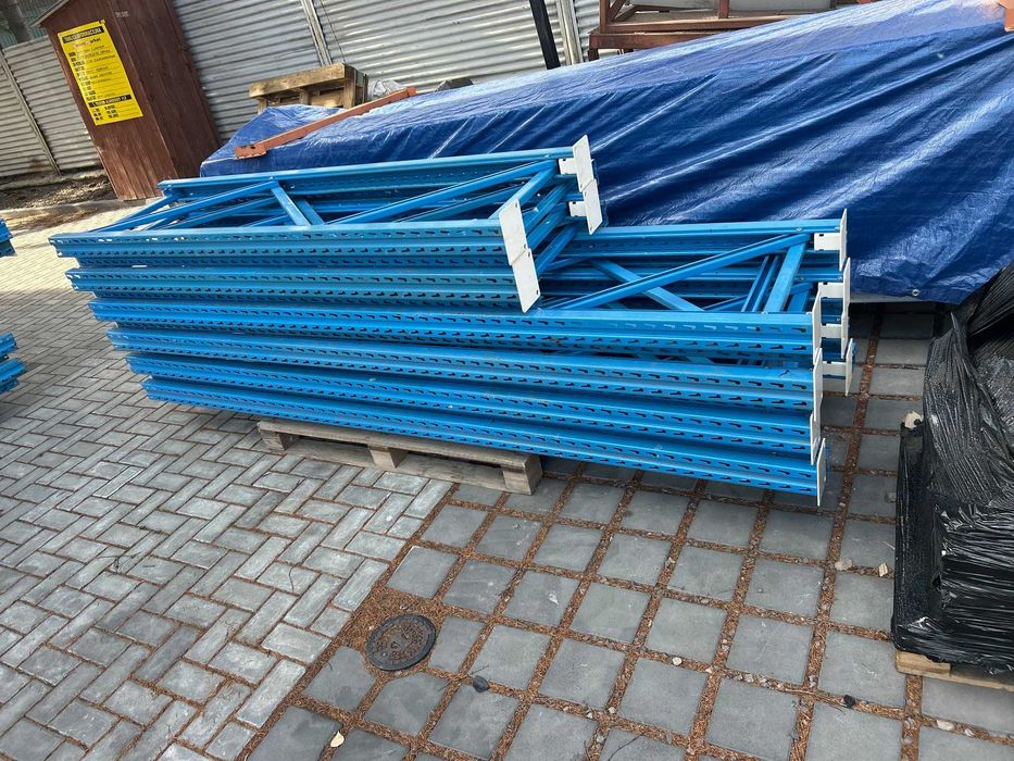 Regał magazynowy półkowy H270cm x 80cm trwały trawers 190cm 4 półki