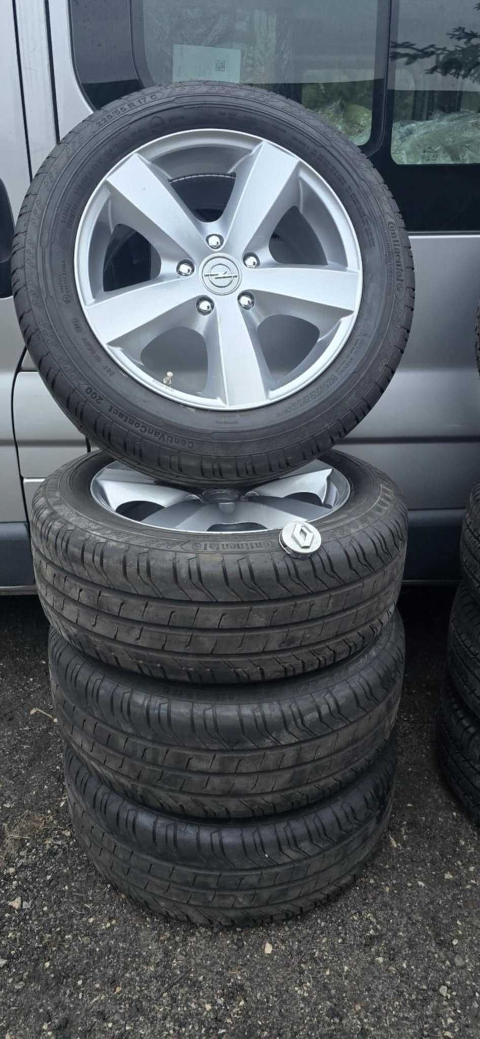 Alufelgi Trafic Vivaro 5x118  oryginalny rozstaw 16  17 Nowe opon 2023