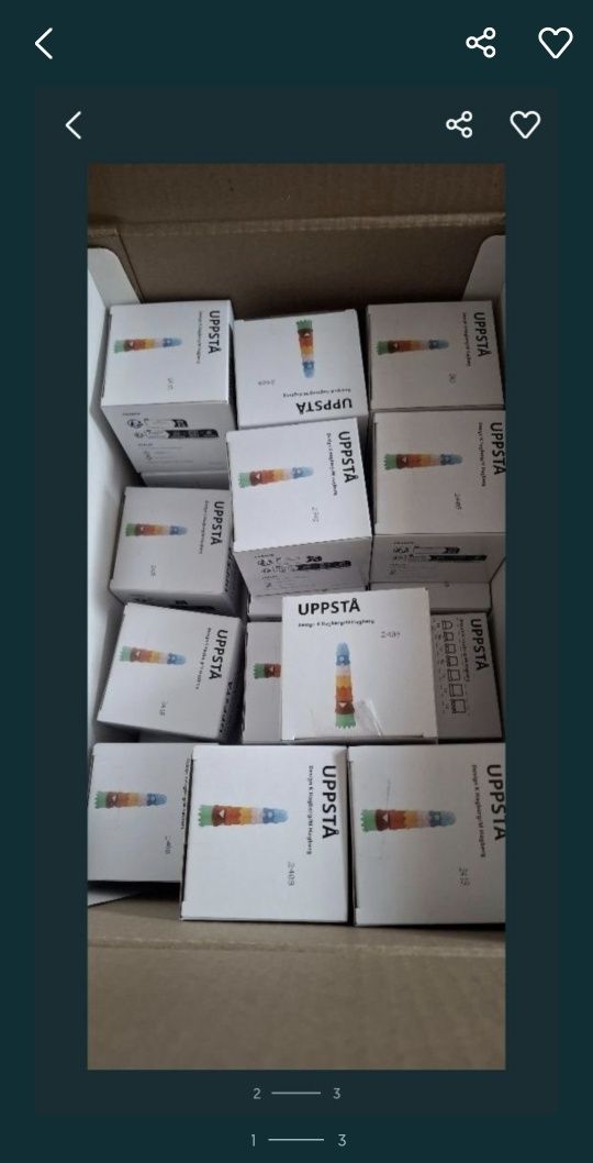 IKEA Kolorowe foremki uppsta