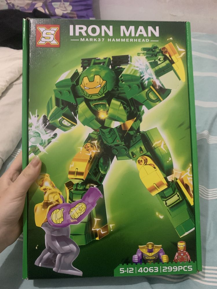 Zestaw klocki ironman dla dzieci