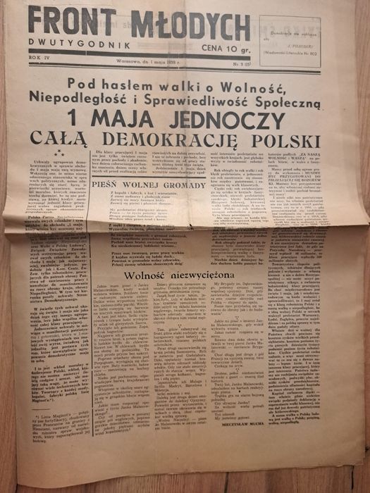Front młodych 1939 nr3