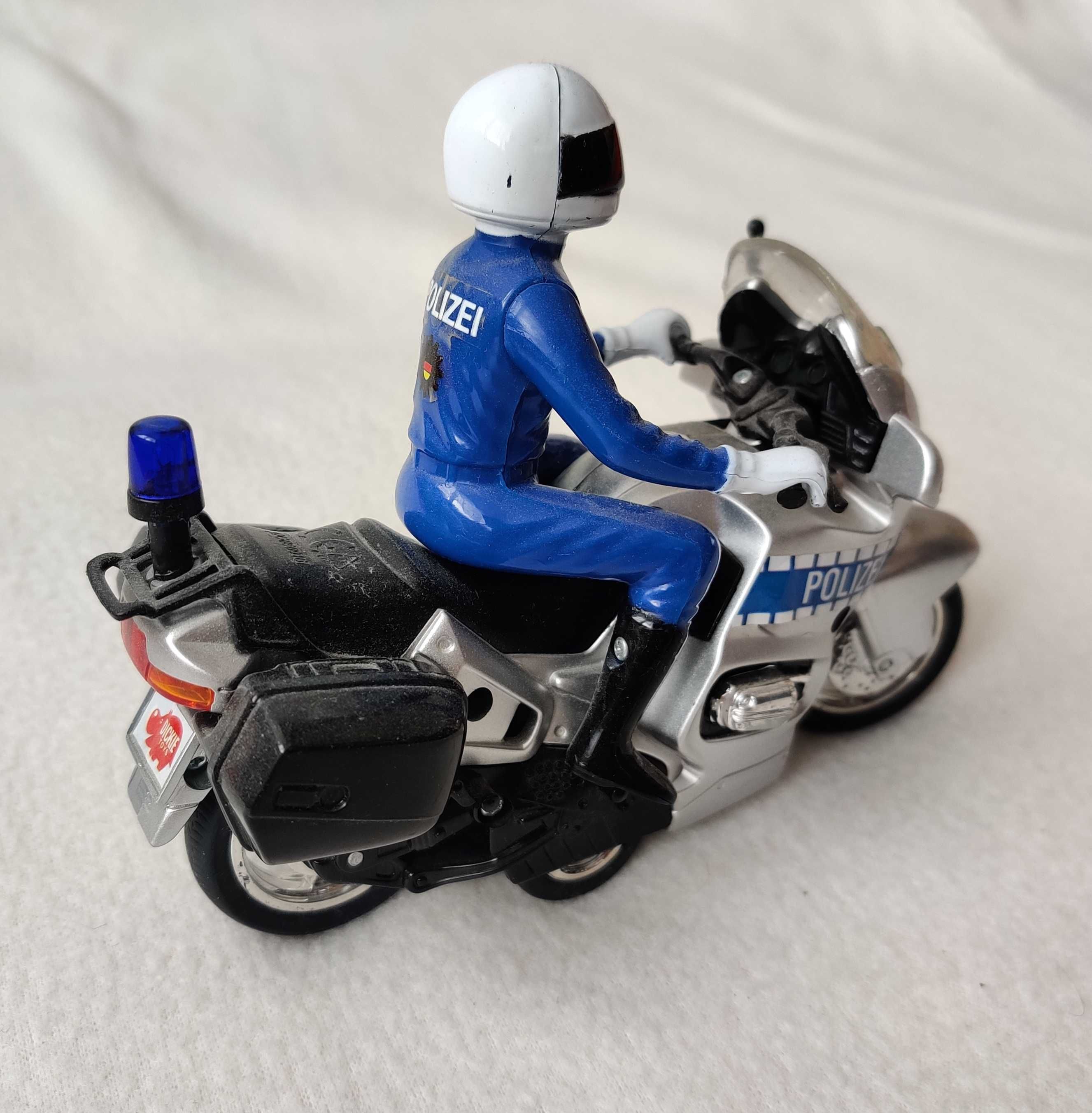 Motocykl policja sygnały światła okazja