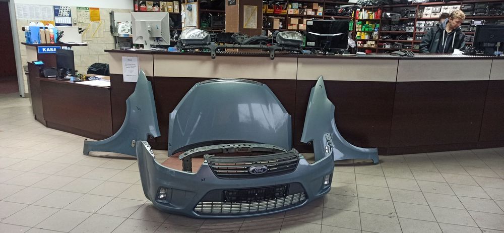 Ford C-MAX MK1 LIFT 07-10 w kolorze M8 maska zderzak pas reflektory belka s reflektor