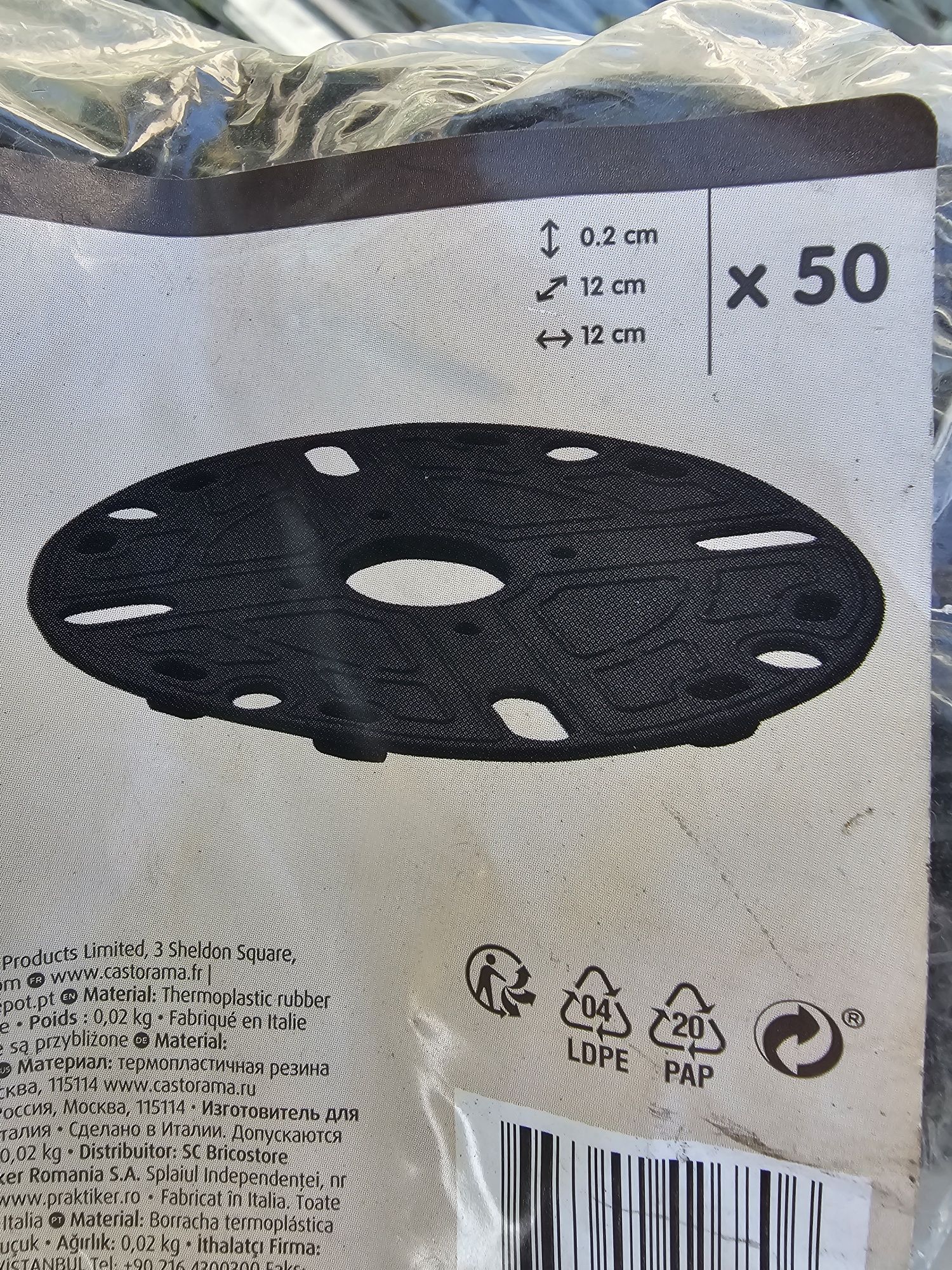 Podkładki wygłuszające 50szt.