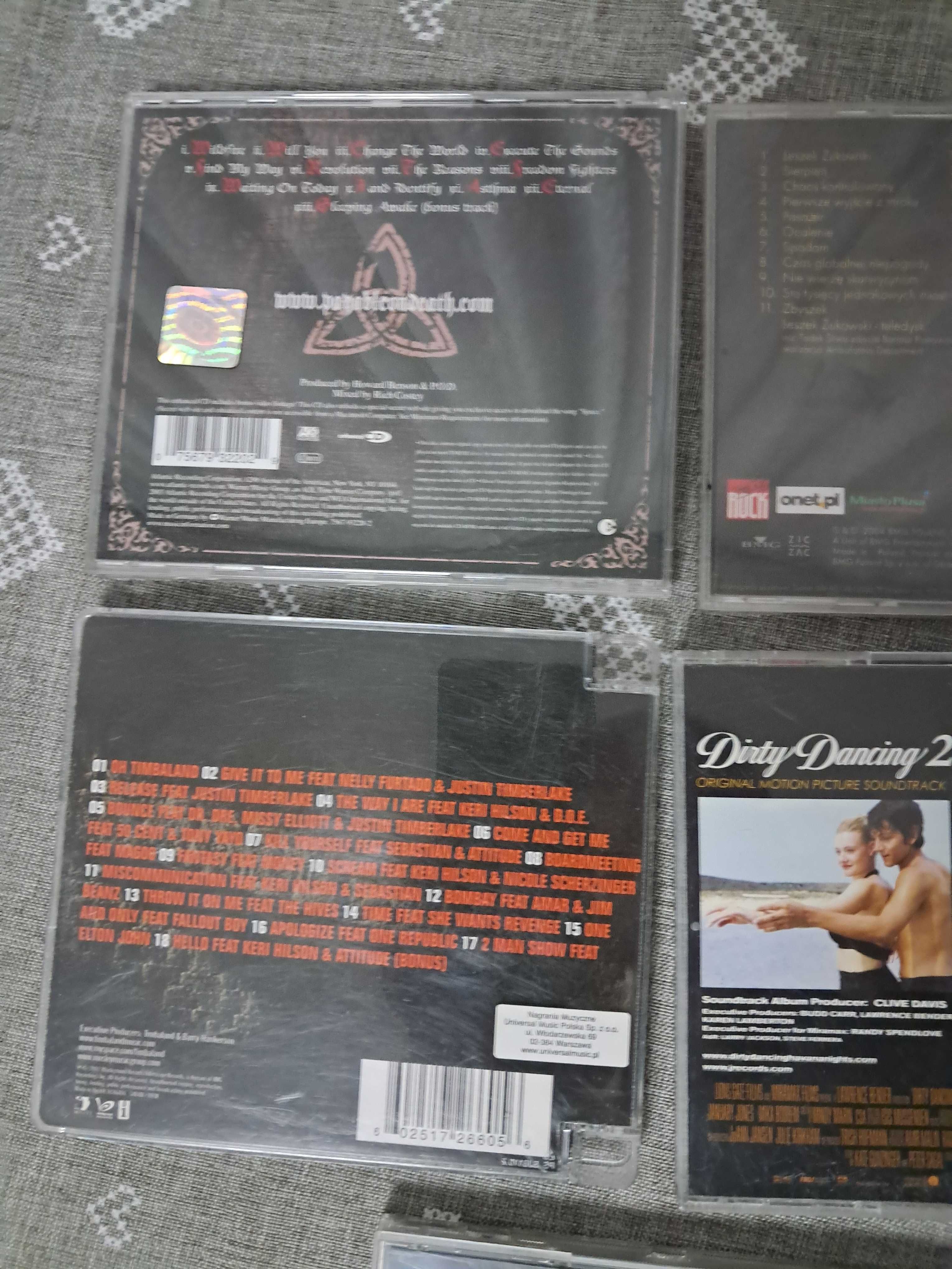 5 oryginalnych opakowań, pudełek CD muzyka - Timbaland i inne