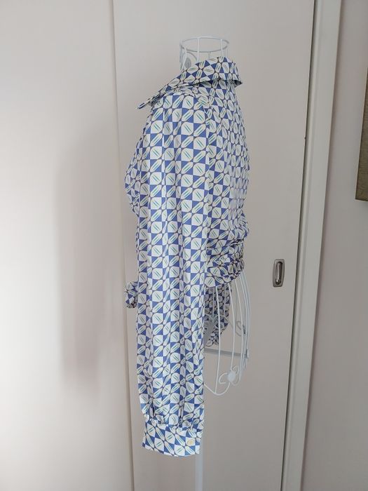 Blusa de trespasse | multicor | manga comprida | Shein | Tamanho S