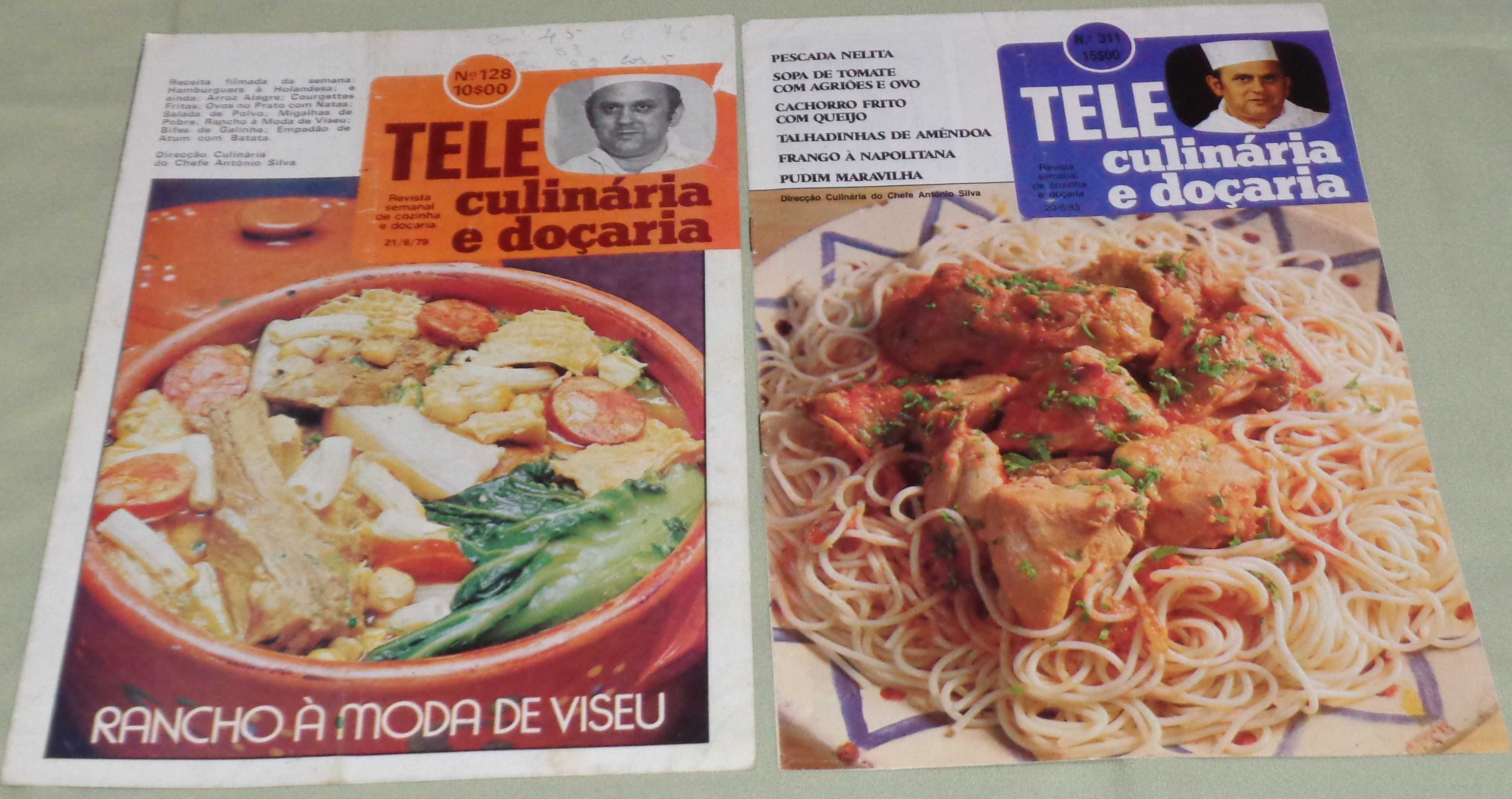 Conjunto de 12 revistas Teleculinária (11 normais e 1 especial)