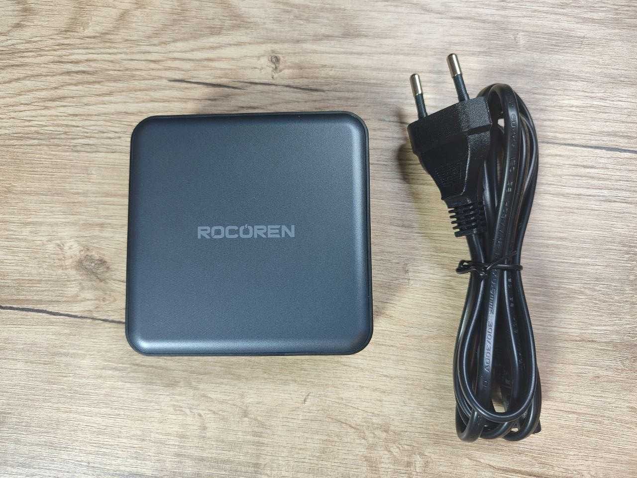 АКЦІЯ! Зарядний пристрій зарядка Rocoren 200W 140W GAN для ноутбука БЖ