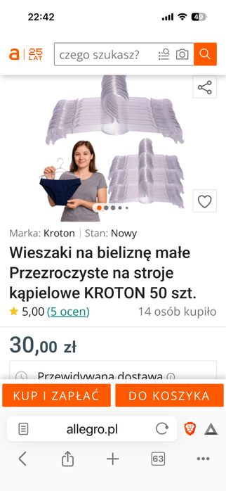 Wieszaki do sklepów,biura,domu
