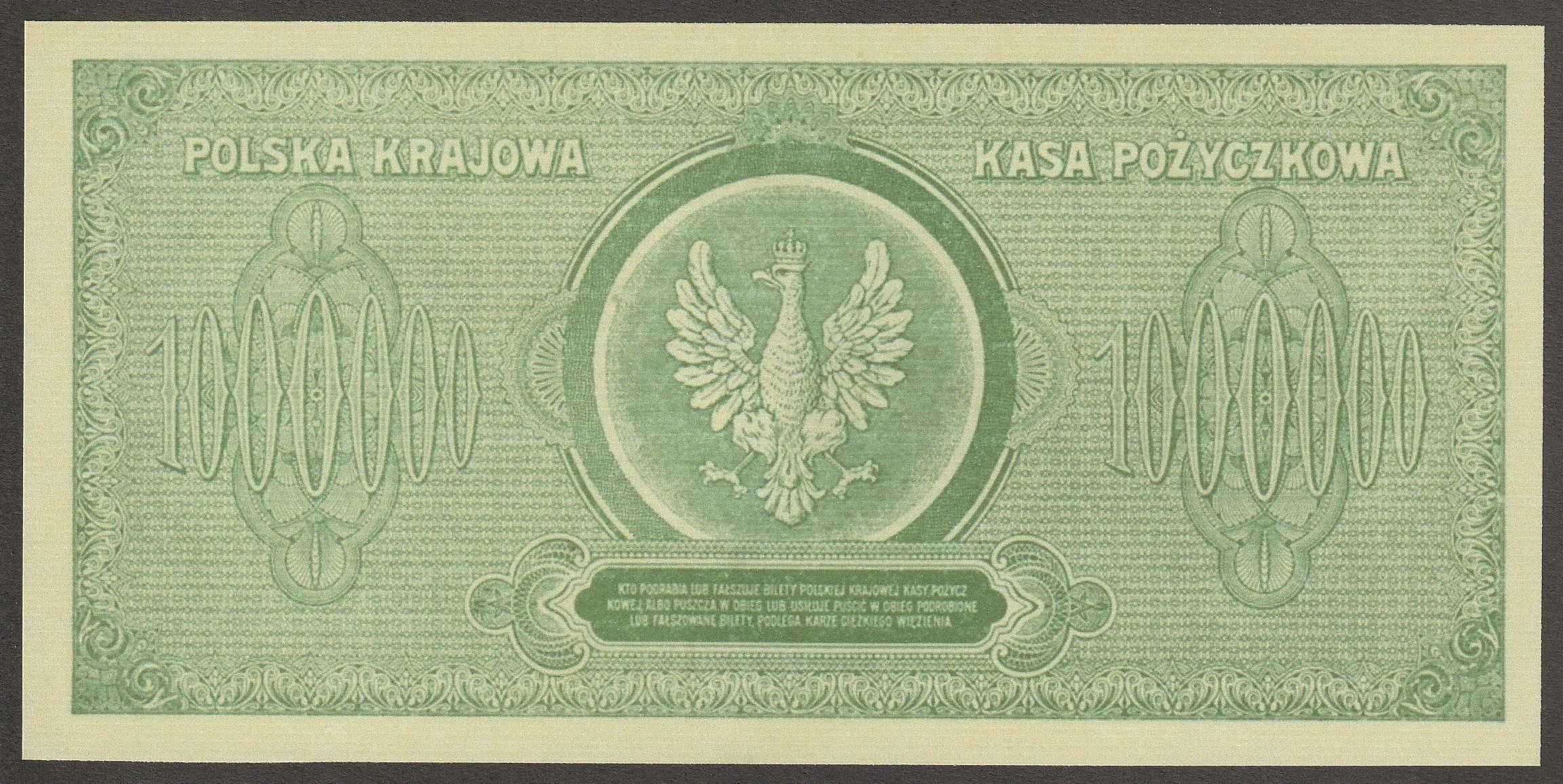 Polska 1 milion marek polskich 1923
