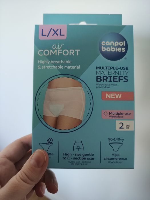 Wielorazowe Majtki poporodowe Canpol L/XL,