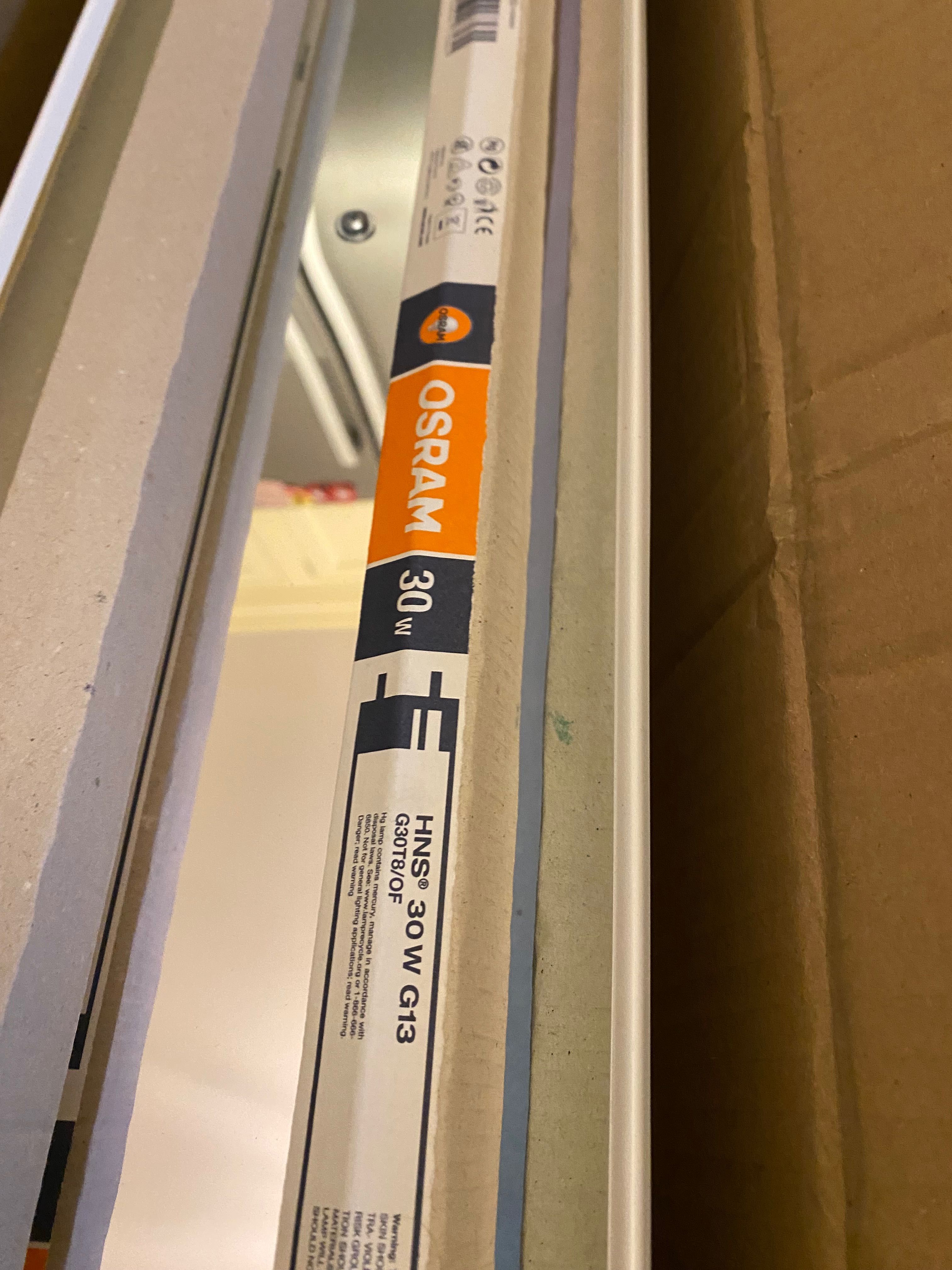 Nowa lampa bakteriobójcza NBV 2x30 W SL 66W