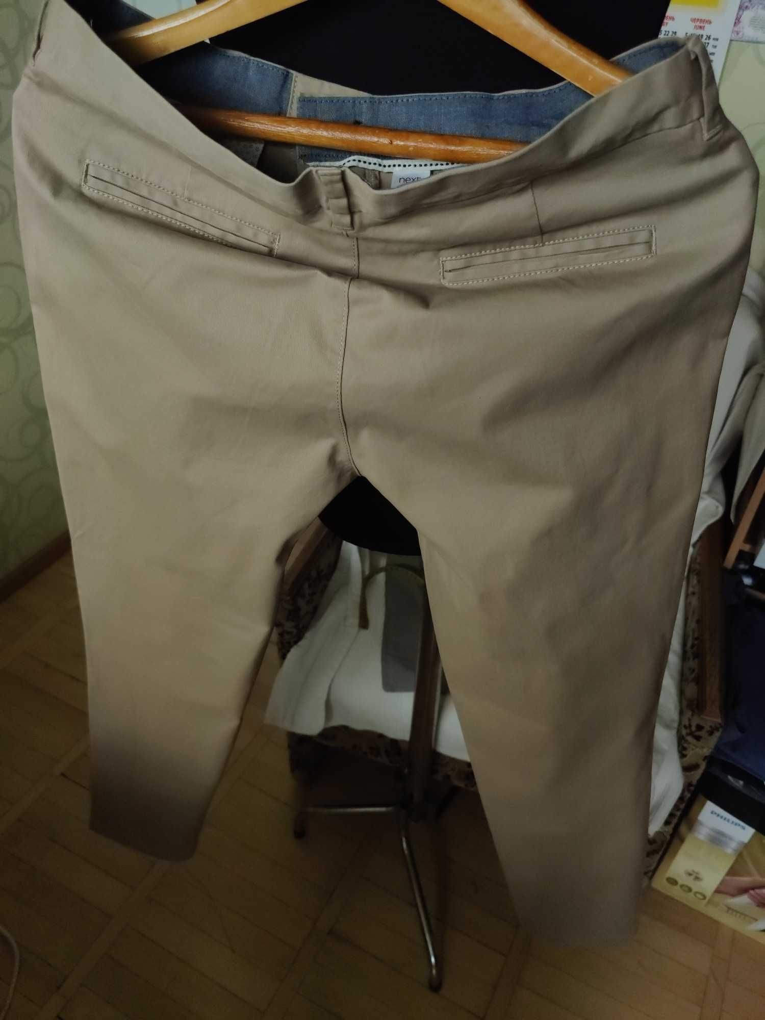 Джинсы (chino Next jeans Англия W34 stretch.