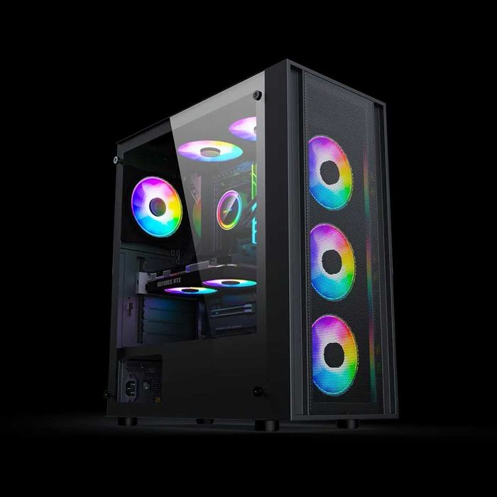 Ігровий корпус MARVO CA-123 ATX/MicroATX з скляною панеллю НОВИЙ