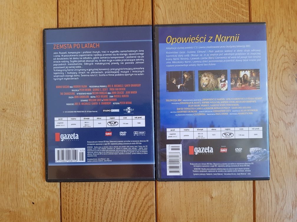 Dwa filmy na DVD. Opowieści z narnii i zemsta po latach