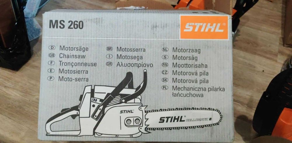 Бензопила STIHL MS 260 + 2 ланцюга Все нове