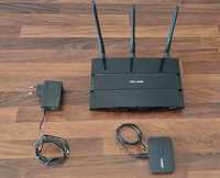 Router Tp-Link N750 plus router mobilny Alcatel MW40V