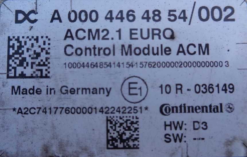 Sterownik Adblue ACM ACM2 Mercedes Actros MP4 Euro6