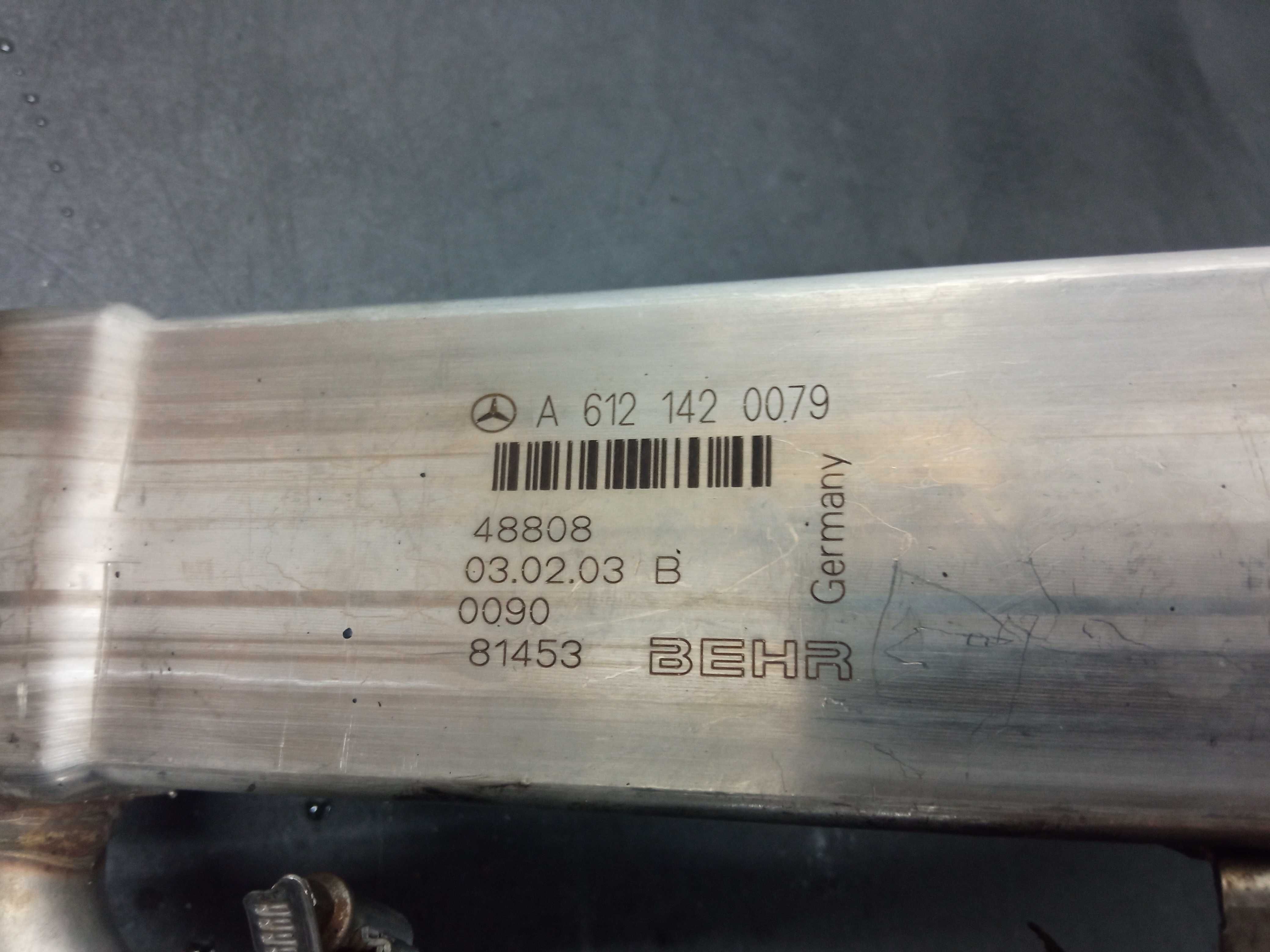 Chłodniczka spalin Mercedes ML W163 2.7 CDI A612/142/0079 Siedlce