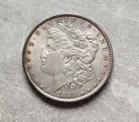 7) USA srebro - 1 Dollar - 1885 r. MORGAN