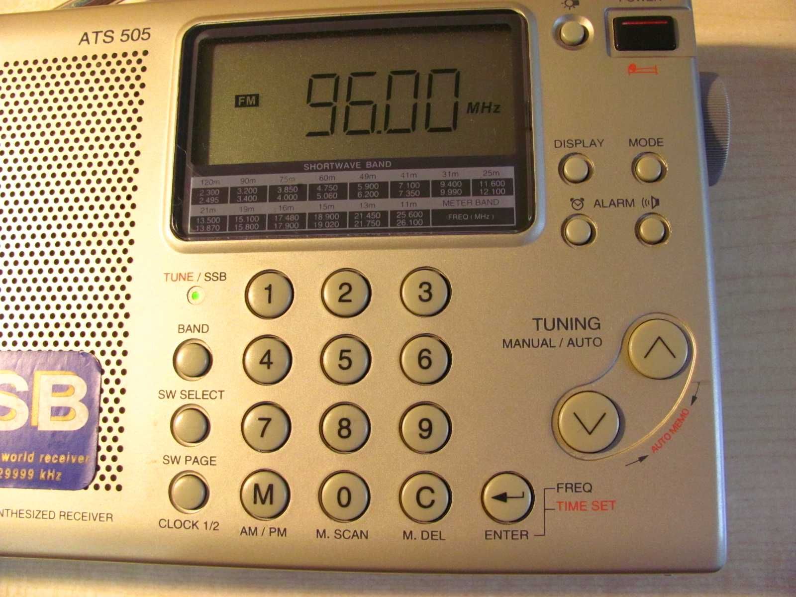 Radio przenośne globalne SANGEAN ATS 505 LW/MW/SW/SSB