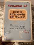 Livro de reclamações das crianças de Eduardo Sá