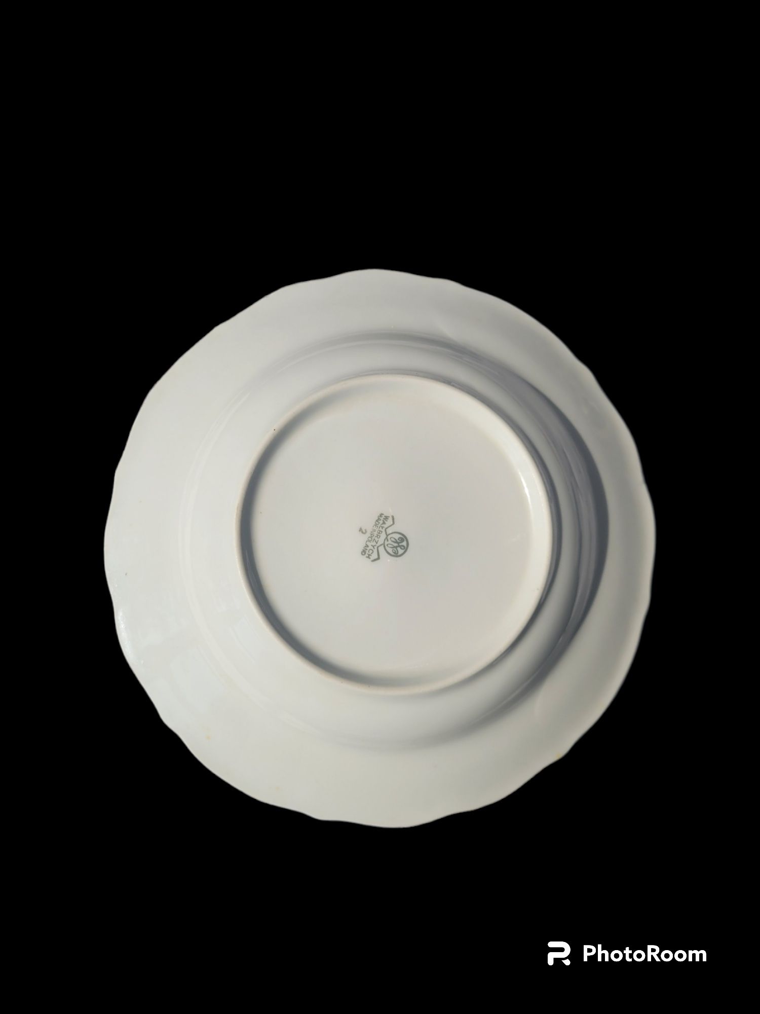 Zestaw 6 talerzy Wałbrzych porcelana PRL W.Bielany