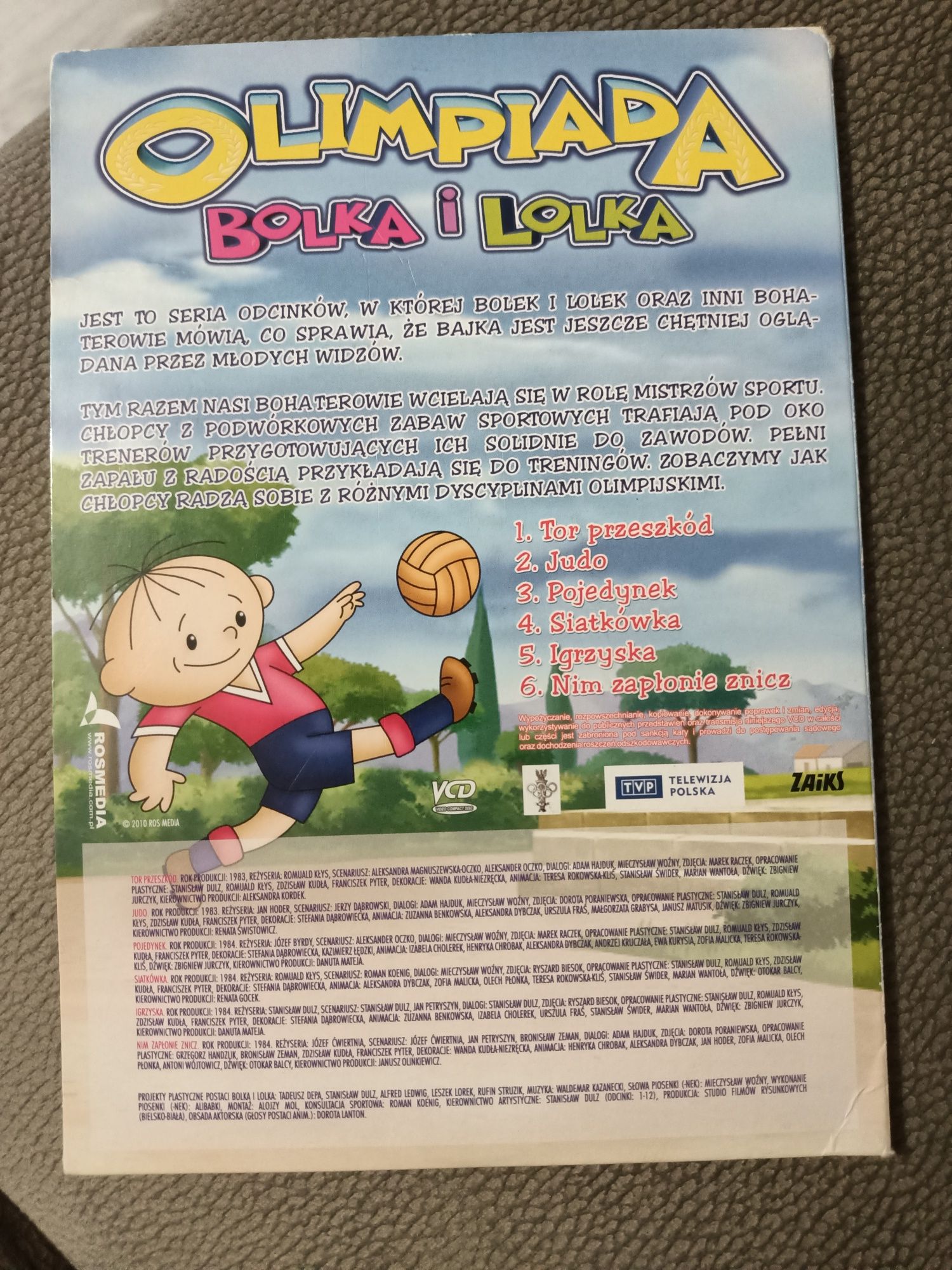 Bajki DVD Olimpiada Bolka i Lolka