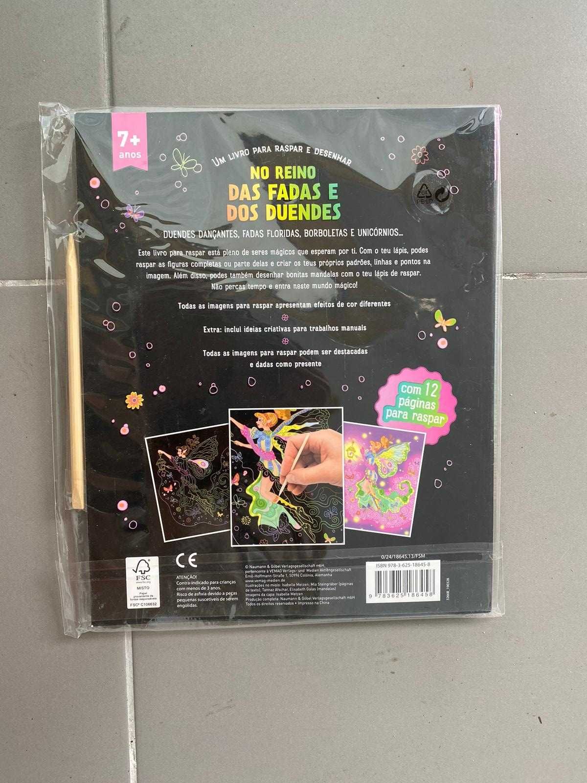 Livro para Raspar e Desenhar