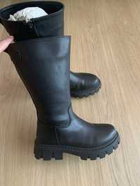 сапоги демисезонные высокие чоботи для девочки Vicco викко размер 33