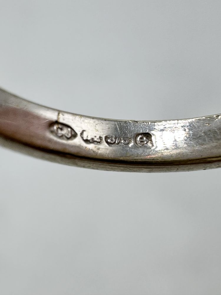 Złoty pierścionek z diamentem princessa 2,7mm