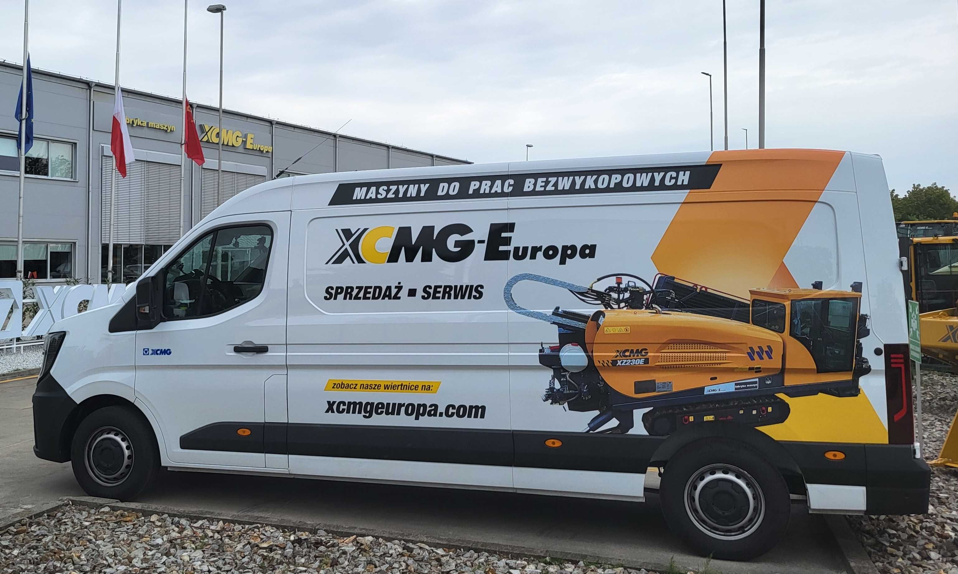 Wiertnica XCMG XZ130 przewierty sterowane horyzontalne HDD