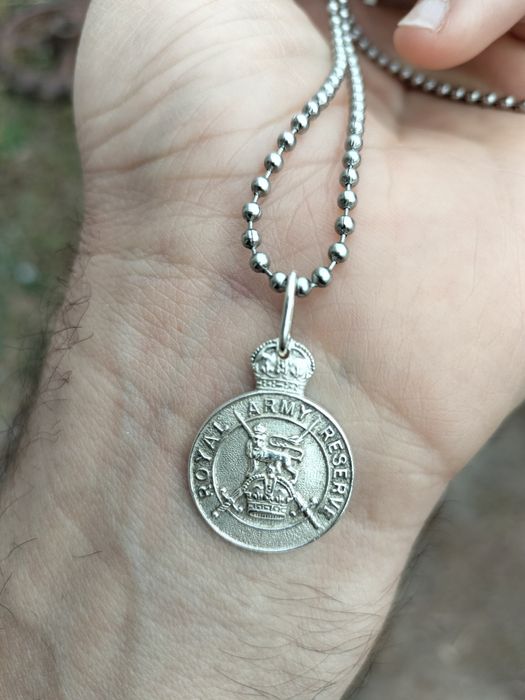 Срібна підвіска, вінтаж Royal Army