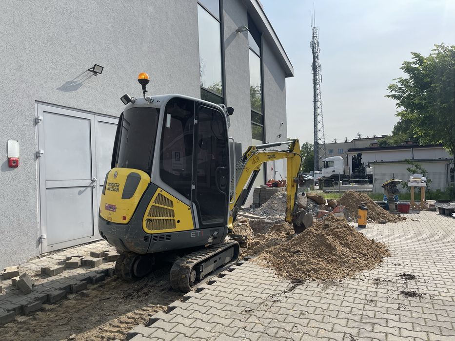 Usługi wynajem minikoparka wykopy niwelacje transport zapraszam