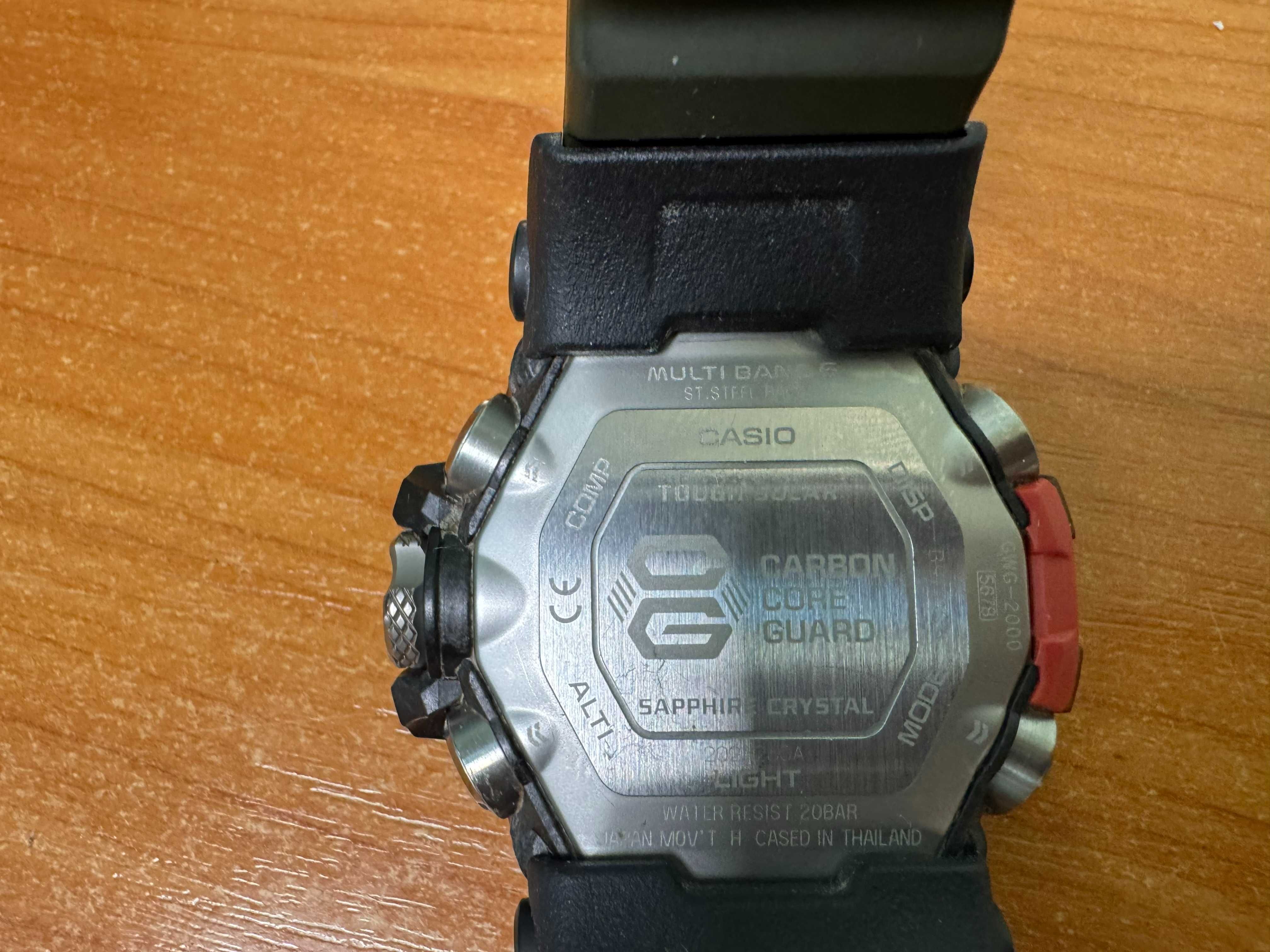 Годинник б/в CASIO G-Schock GWG-2000-1A3ER, карбон, Японія