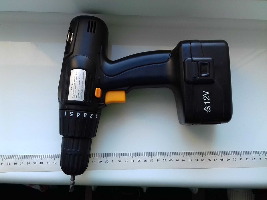 Wkrętarka akumulatorowa 12V TechniPro CD16, SH-DC12V400, Auchan, CD16B