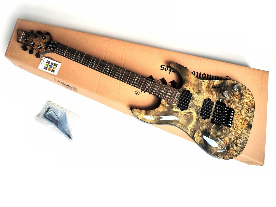 Новий Schecter Omen Elite-6 FR Electric Guitar '2024 Charcoal Burl