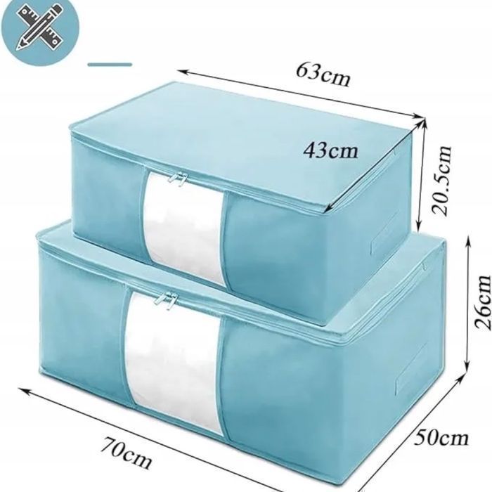 Pojemnik Organizer na Ubrania  35L i 55L 2szt