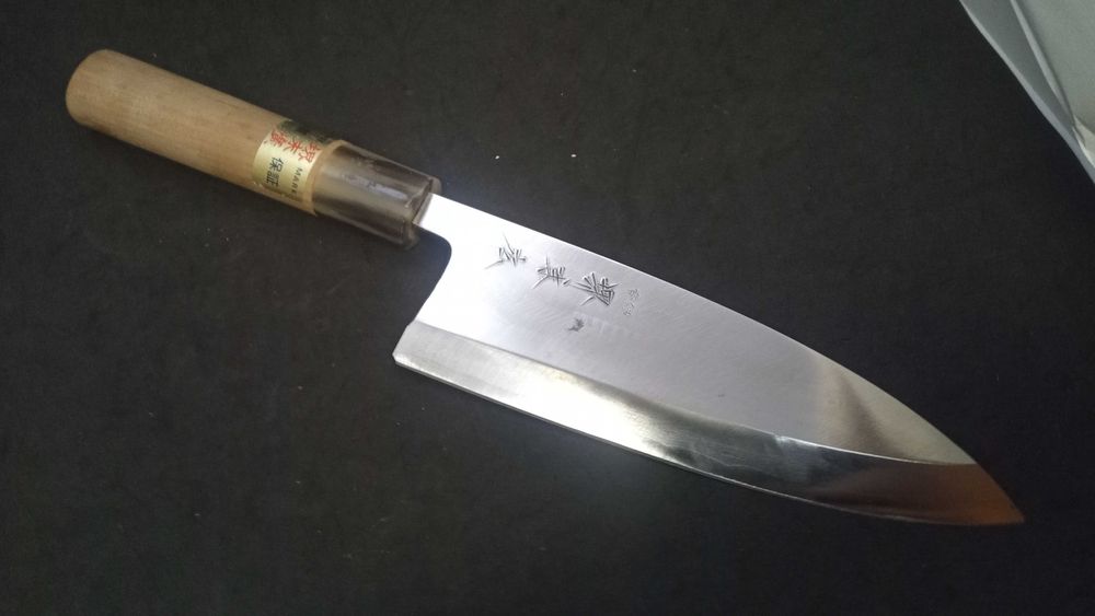 Nóż japoński 堺末廣 Sakai Suehiro - ai-deba stal weglowa