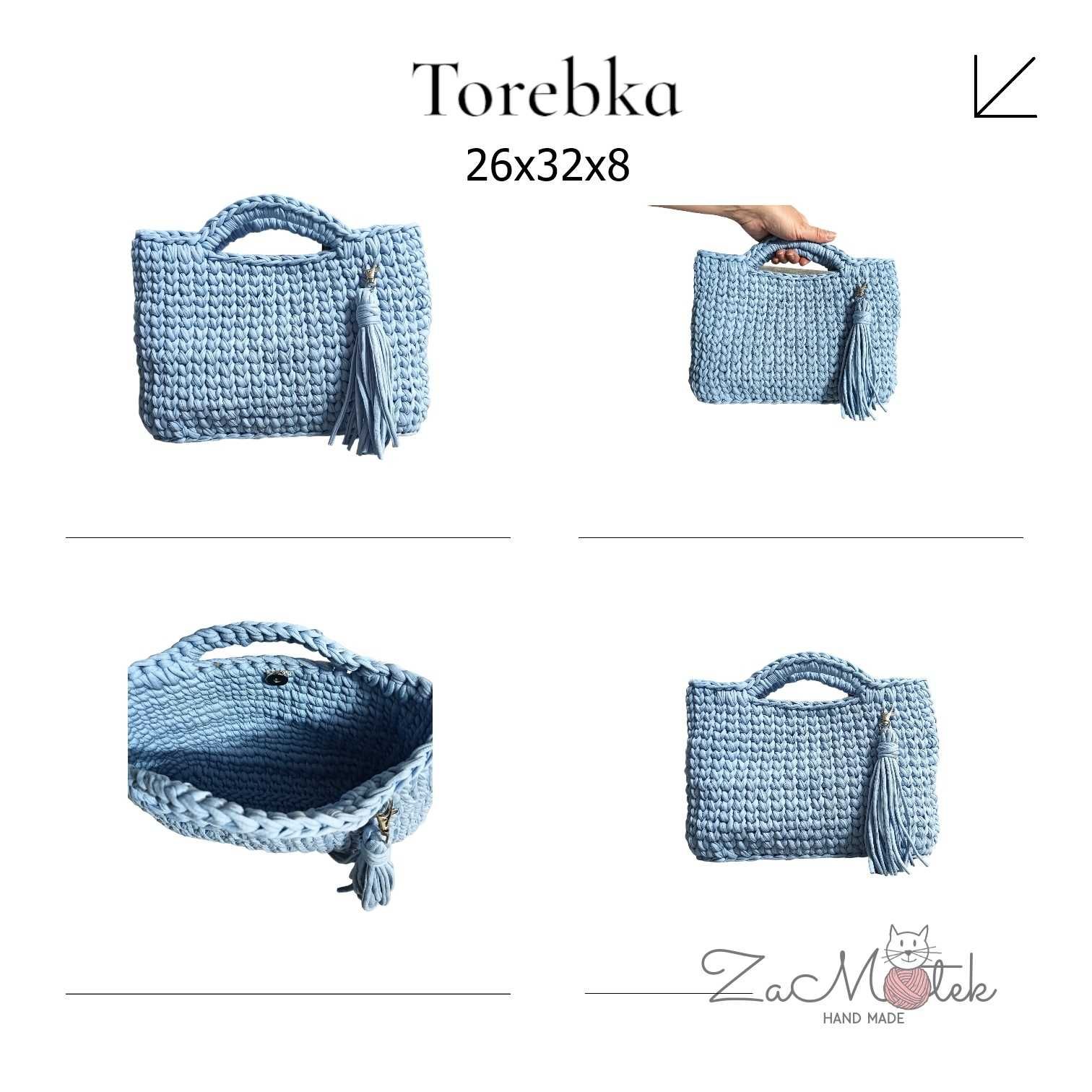 torebka szydełkowa hand made dzień mamy dziecka urodziny prezent