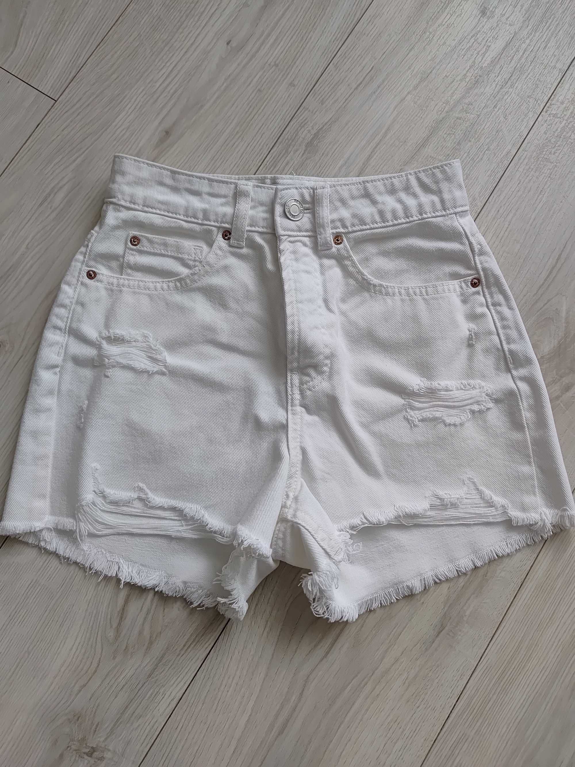 Spodenki szorty Primark białe rozmiar 32 xs