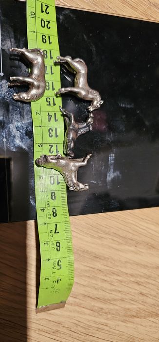 cavalos em prata maciça,